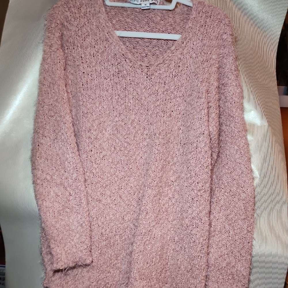 HYFVE Blush V-Neck Sweater